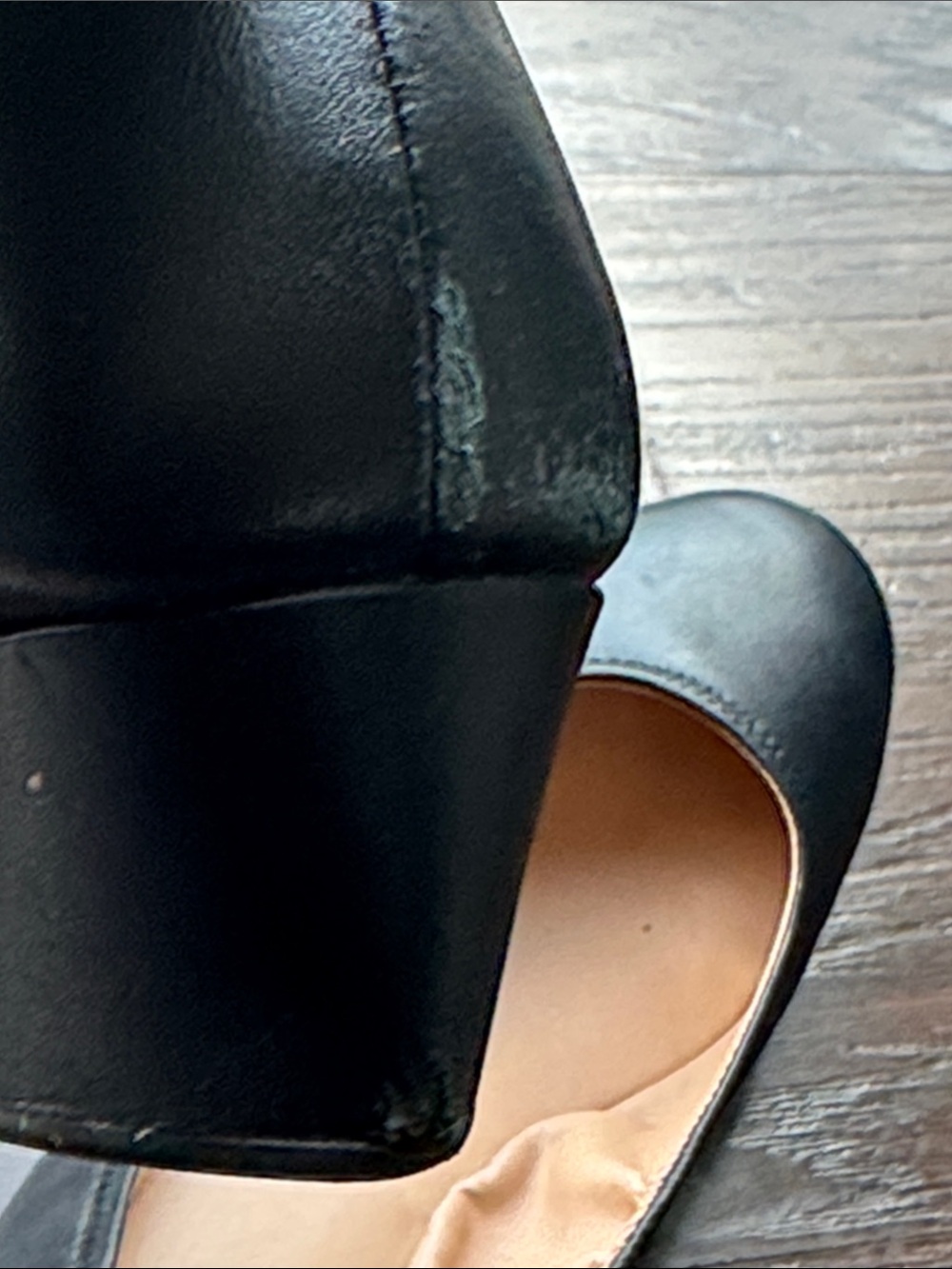Cole Haan Black Leather Ballet Flats - Slip-On Women's Loafers - Picture 12 of 12